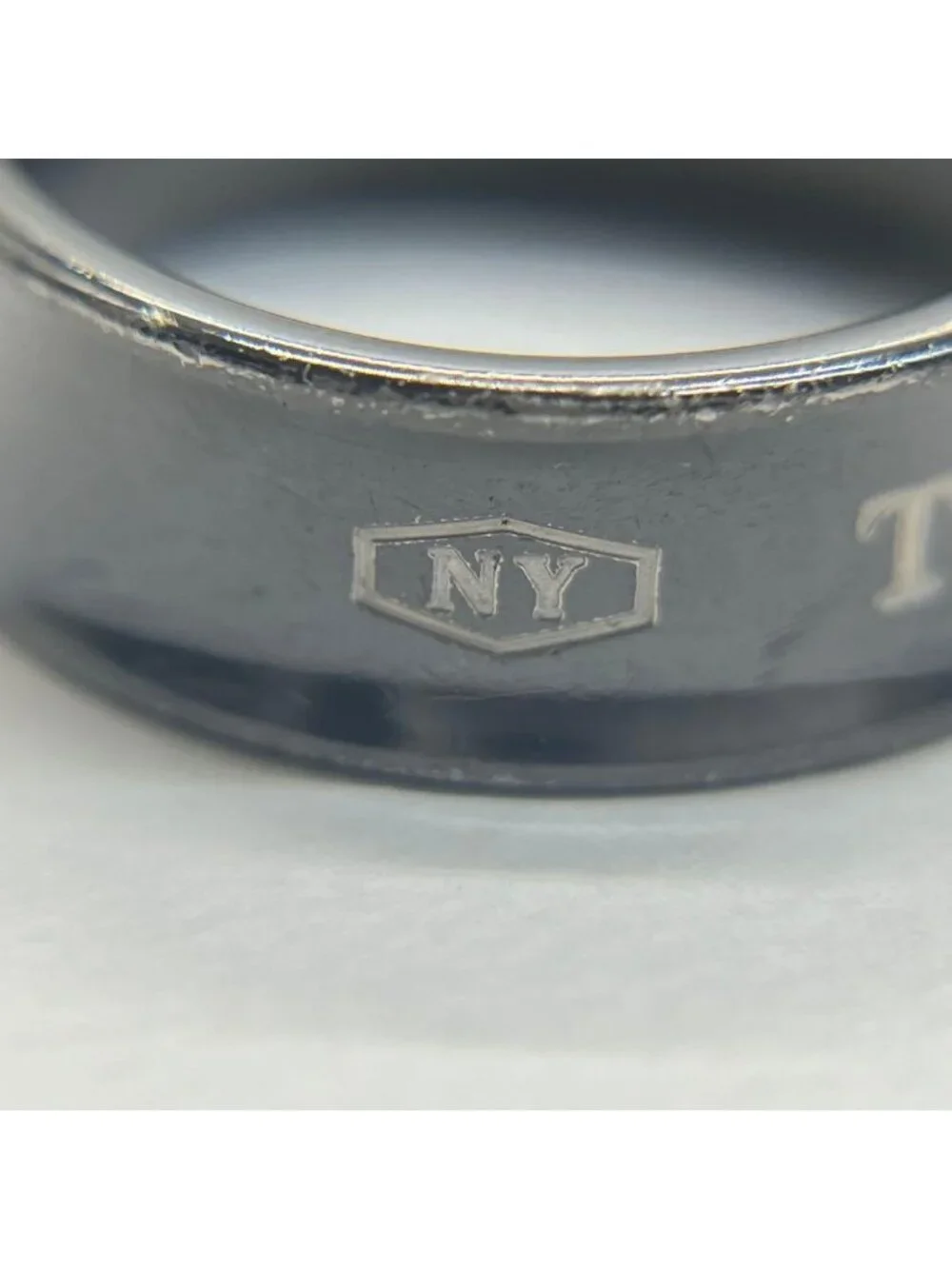 Tiffany & Co 1837 Ring TI Titanium